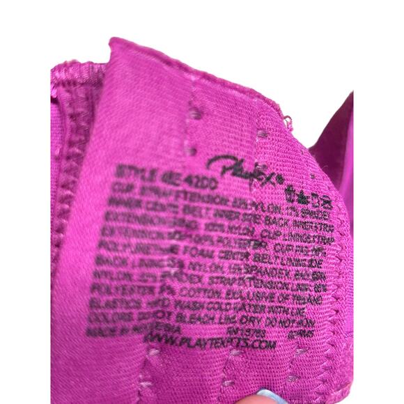 Playtex Shape Body Revelation Style 4823 Bright Pink Underwire Bra Size 42DD - Picture 5 of 6